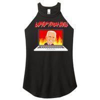 Anti Joe Biden Laptop From Hell Women’s Perfect Tri Rocker Tank