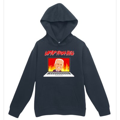 Anti Joe Biden Laptop From Hell Urban Pullover Hoodie