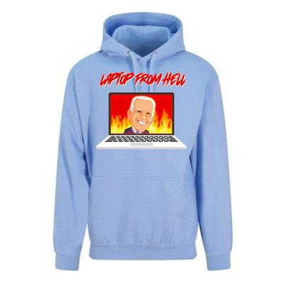 Anti Joe Biden Laptop From Hell Unisex Surf Hoodie