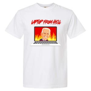 Anti Joe Biden Laptop From Hell Garment-Dyed Heavyweight T-Shirt