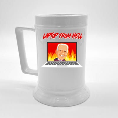 Anti Joe Biden Laptop From Hell Beer Stein