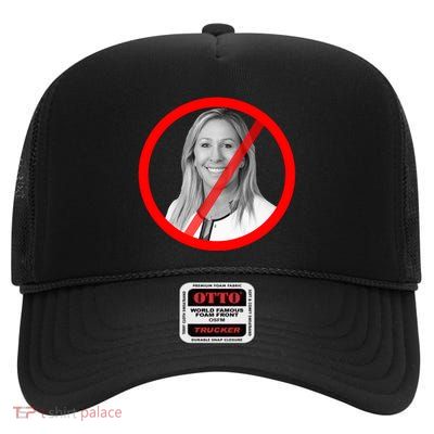 Anti Marjorie Taylor Greene MTG High Crown Mesh Back Trucker Hat