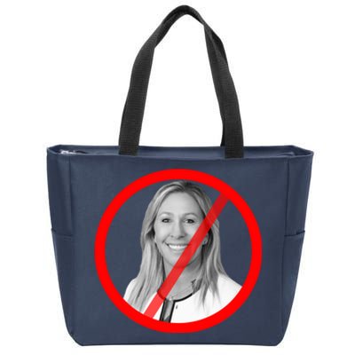 Anti Marjorie Taylor Greene MTG Zip Tote Bag