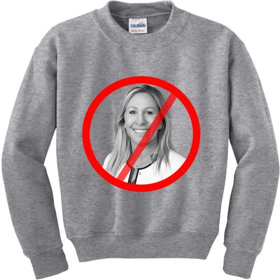 Anti Marjorie Taylor Greene MTG Kids Sweatshirt