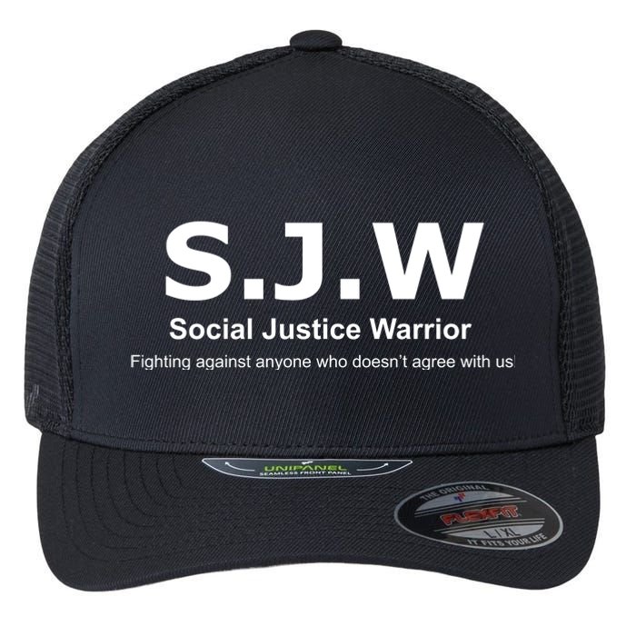 Anti SJW Flexfit Unipanel Trucker Cap