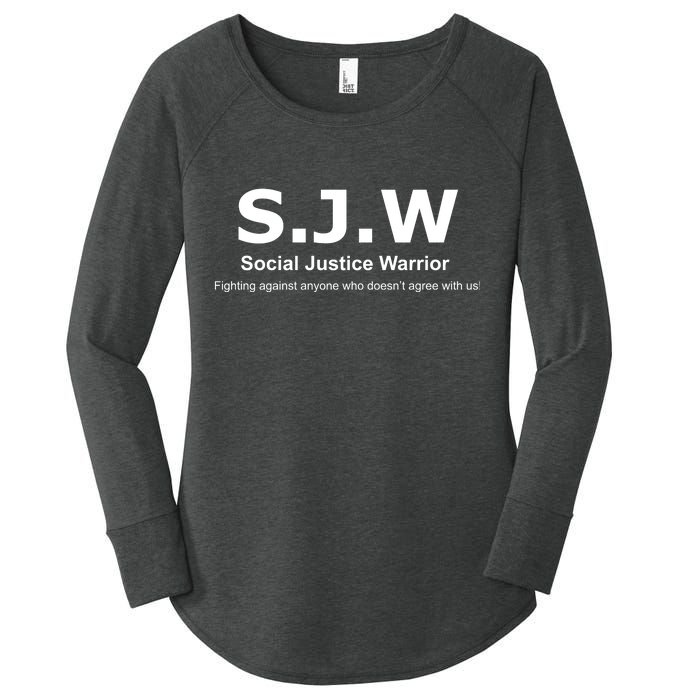 Anti SJW Women's Perfect Tri Tunic Long Sleeve Shirt