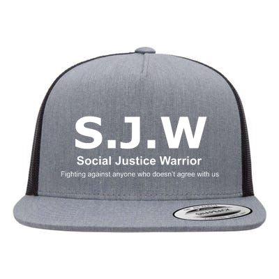 Anti SJW Flat Bill Trucker Hat