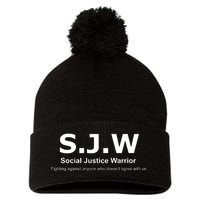 Anti SJW Pom Pom 12in Knit Beanie