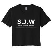 Anti SJW Women's Crop Top Tee