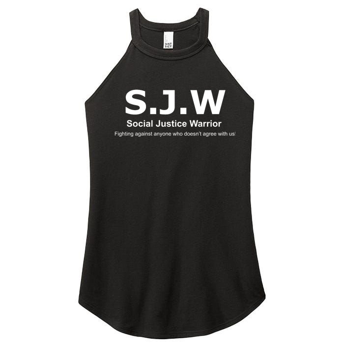 Anti SJW Women’s Perfect Tri Rocker Tank