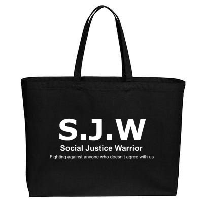 Anti SJW Cotton Canvas Jumbo Tote