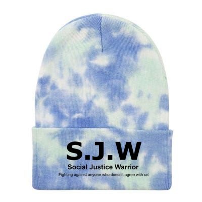 Anti SJW Tie Dye 12in Knit Beanie