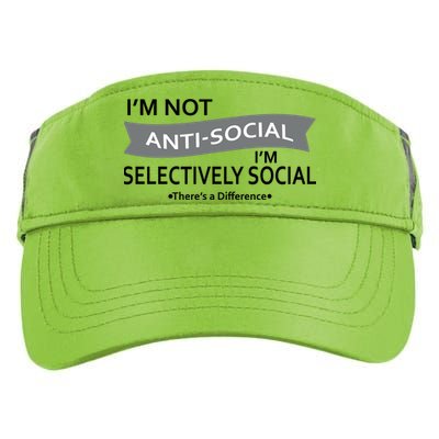 Anti-Social Funny Sarcastic Meme Adult Drive Performance Visor