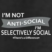 Anti-Social Funny Sarcastic Meme Cool Comfort Performance Bucket Hat