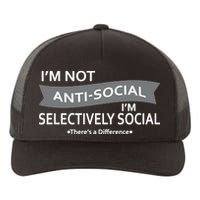 Anti-Social Funny Sarcastic Meme Yupoong Adult 5-Panel Trucker Hat