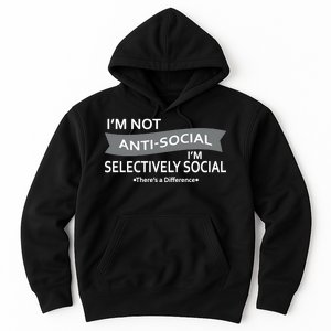 Anti-Social Funny Sarcastic Meme Hoodie