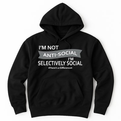 Anti-Social Funny Sarcastic Meme Hoodie