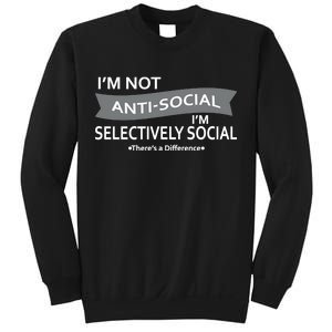 Anti-Social Funny Sarcastic Meme Sweatshirt