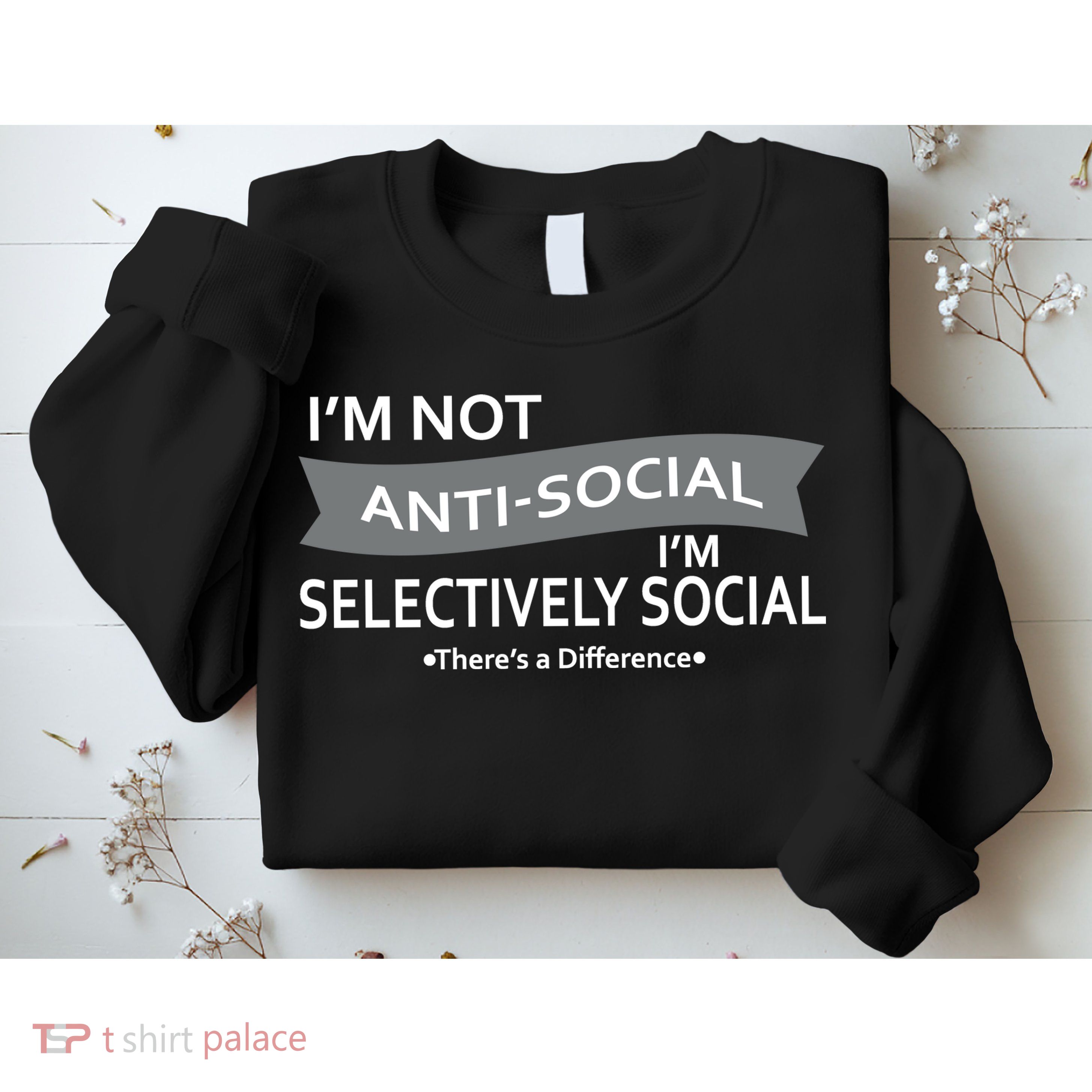 Anti-Social Funny Sarcastic Meme Sweatshirt