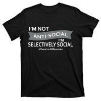 Anti-Social Funny Sarcastic Meme T-Shirt