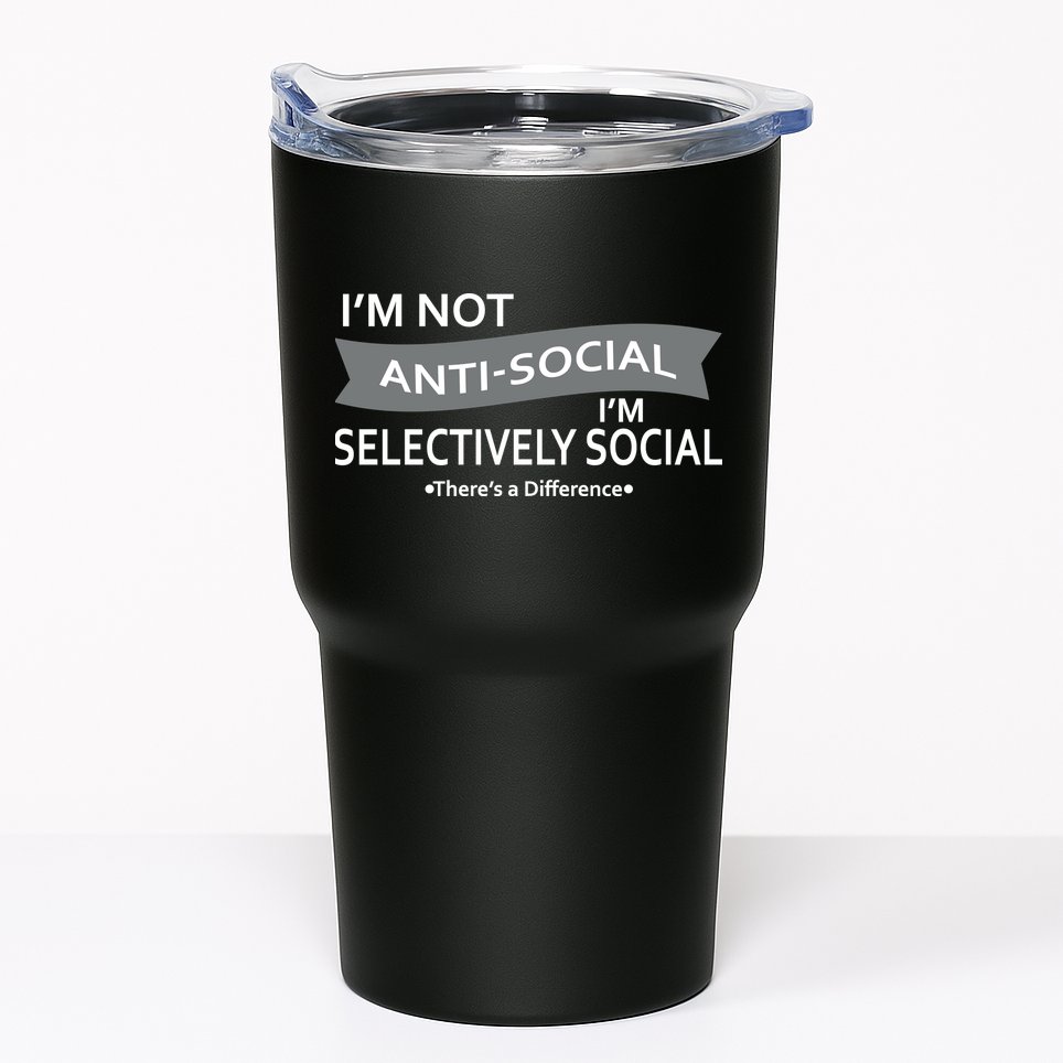 Anti-Social Funny Sarcastic Meme Tumbler