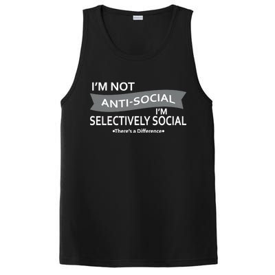 Anti-Social Funny Sarcastic Meme PosiCharge Competitor Tank