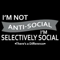 Anti-Social Funny Sarcastic Meme Wool Snapback Cap