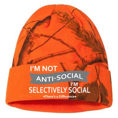 Anti-Social Funny Sarcastic Meme Kati Licensed 12" Camo Beanie