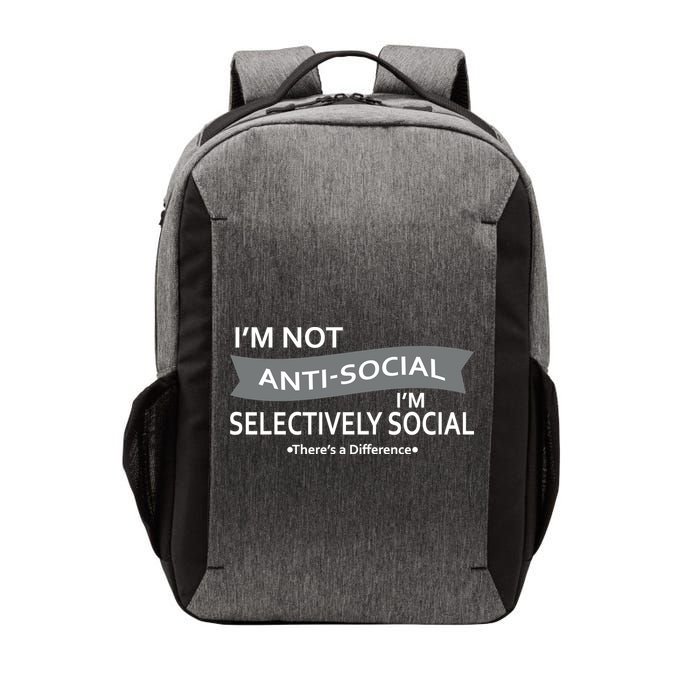 Anti-Social Funny Sarcastic Meme Vector Backpack