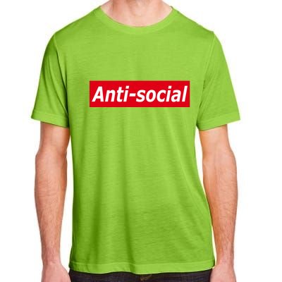 Anti-Social Red Box Logo Adult ChromaSoft Performance T-Shirt