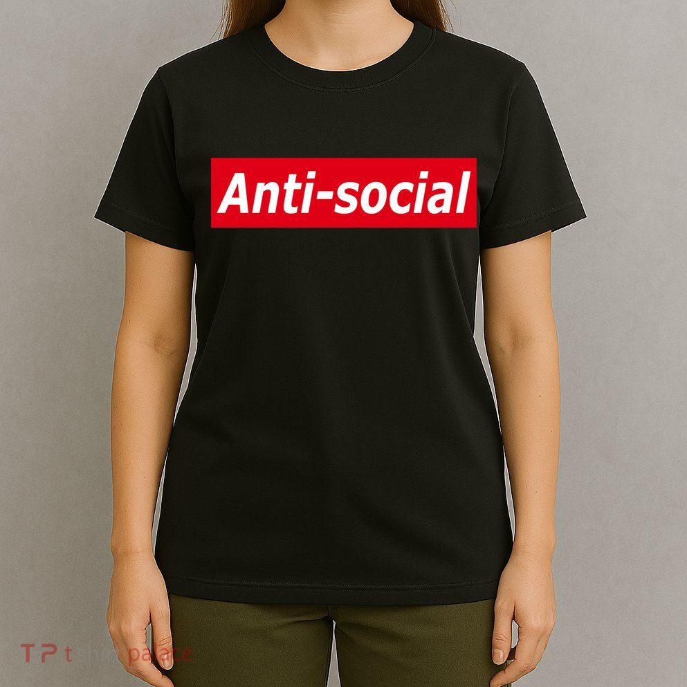 Anti-Social Red Box Logo T-Shirt
