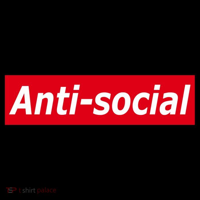 Anti-Social Red Box Logo 16 in Basic Backpack