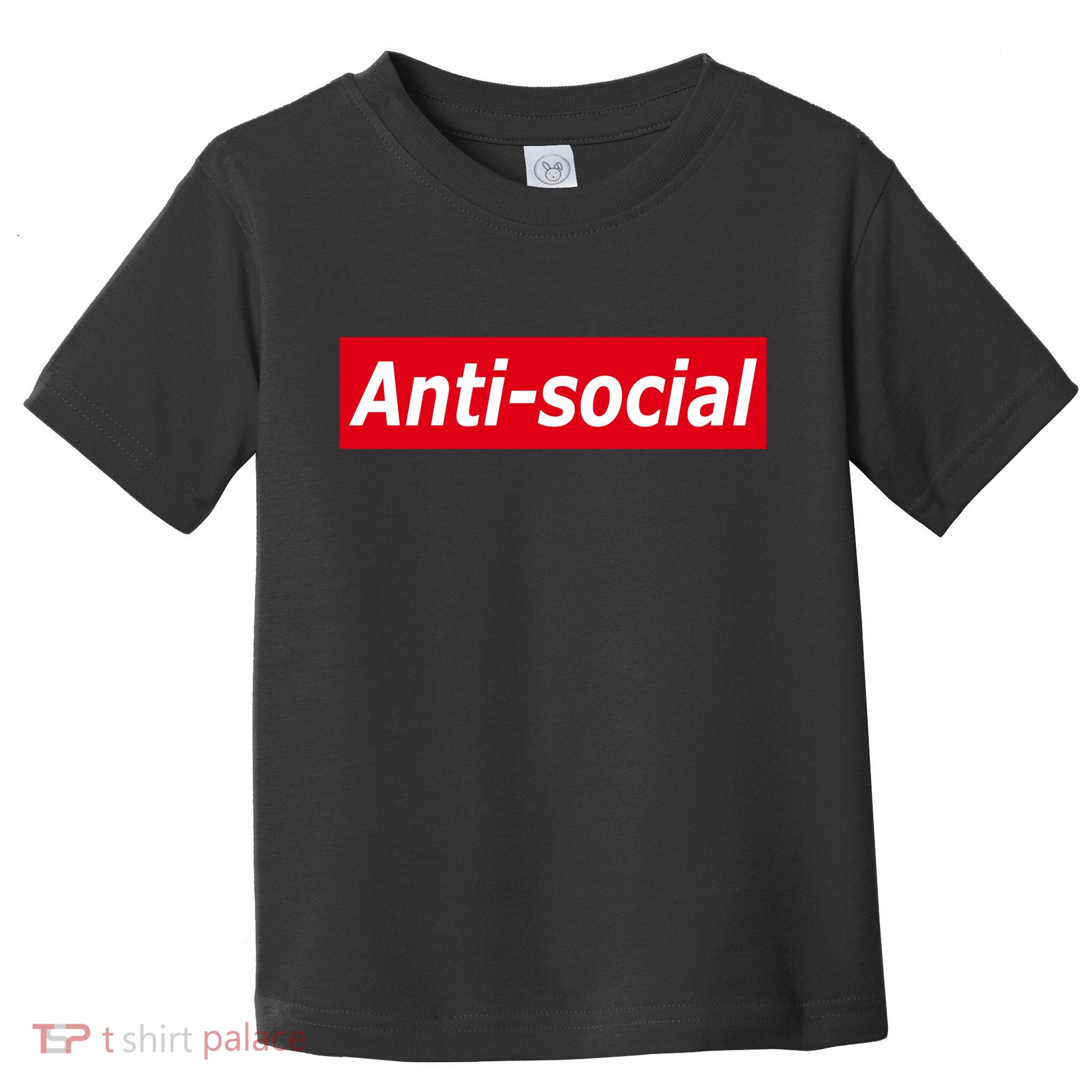 Anti-Social Red Box Logo Toddler T-Shirt