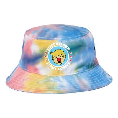 Anti Trump Elect A Clown Expect A Circus Tie Dye Newport Bucket Hat