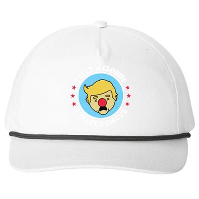 Anti Trump Elect A Clown Expect A Circus Snapback Five-Panel Rope Hat