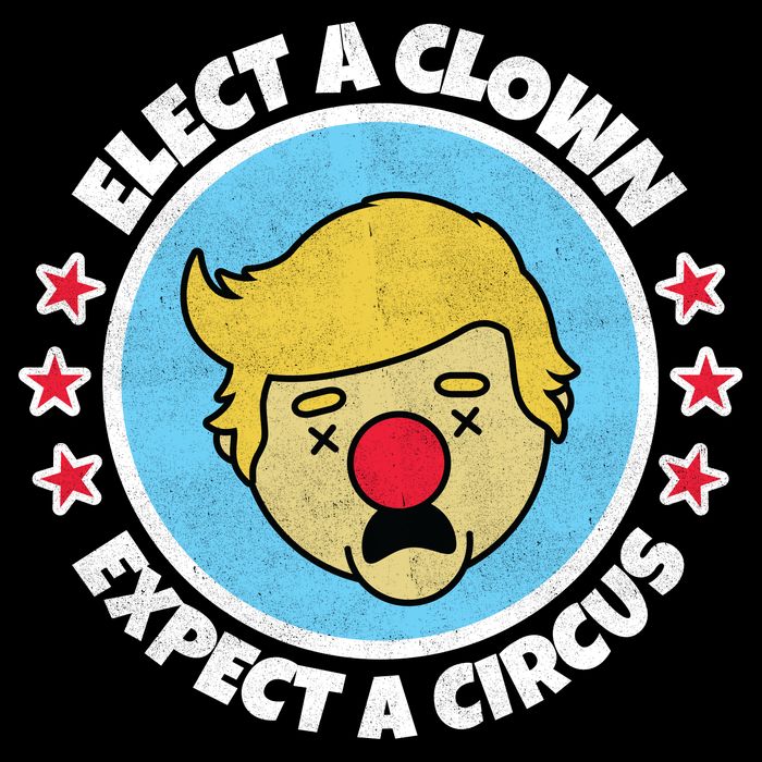 Anti Trump Elect A Clown Expect A Circus Flat Bill Trucker Hat