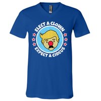 Anti Trump Elect A Clown Expect A Circus V-Neck T-Shirt