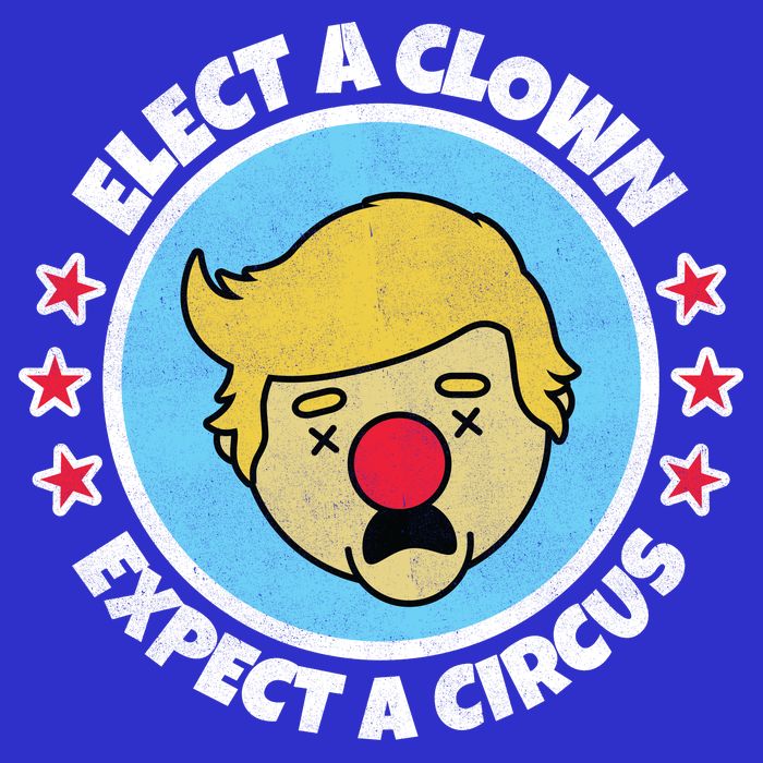 Anti Trump Elect A Clown Expect A Circus Baby Bodysuit