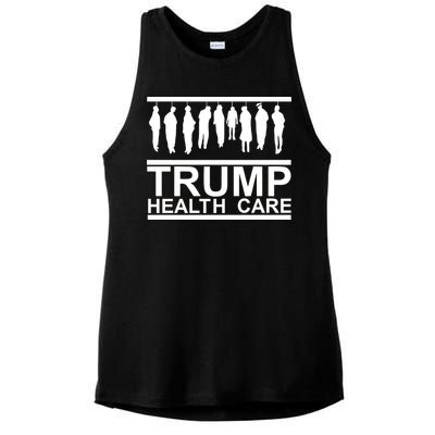 Anti Trump Health Care Ladies PosiCharge Tri-Blend Wicking Tank