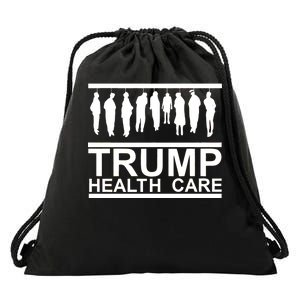 Anti Trump Health Care Drawstring Bag