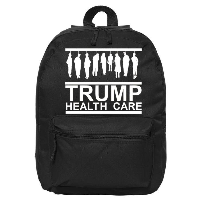 Anti Trump Health Care 16 in Basic Backpack