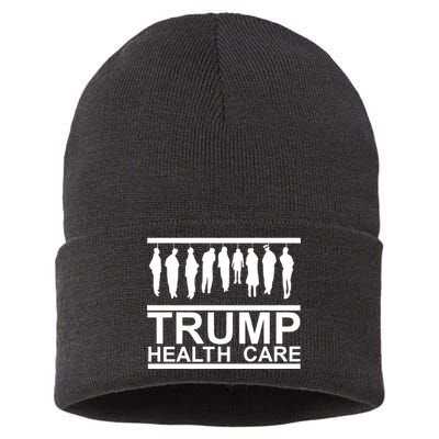 Anti Trump Health Care Sustainable Knit Beanie