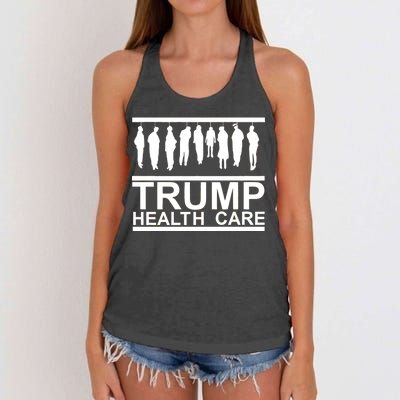 Anti Trump Health Care Women's Knotted Racerback Tank