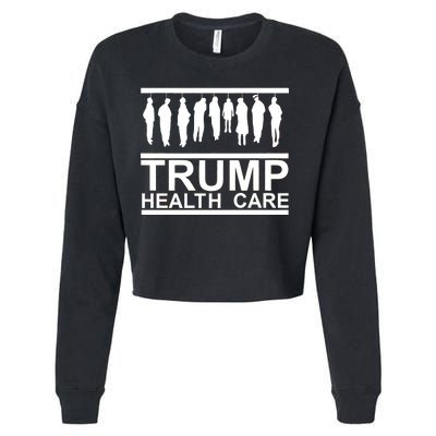 Anti Trump Health Care Cropped Pullover Crew