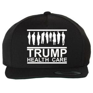 Anti Trump Health Care Wool Snapback Cap