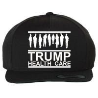 Anti Trump Health Care Wool Snapback Cap