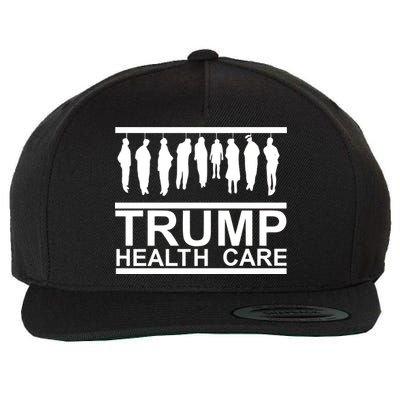 Anti Trump Health Care Wool Snapback Cap