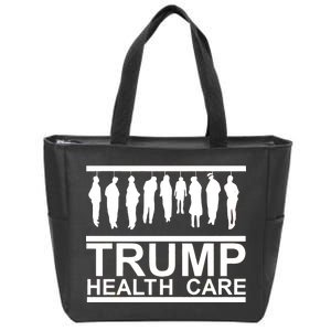 Anti Trump Health Care Zip Tote Bag