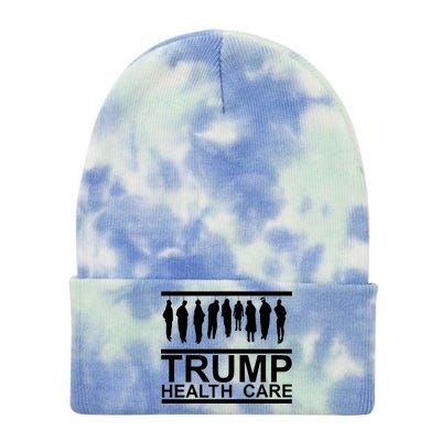 Anti Trump Health Care Tie Dye 12in Knit Beanie