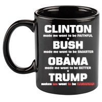 Anti Trump Makes Me Want To Be Canadian 11oz C Handle Ceramic Mug